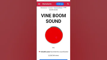 Vine Boom Sound Free For Download Myinstants 