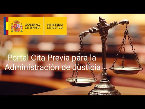 Portal Cita Previa para la Administración de Justicia