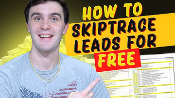 How to Skiptrace Leads for Free | Wholesaling Real Estate