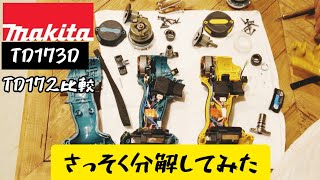 MAKITA TD173/TD172 KITA TD173/TD172 Disassembly