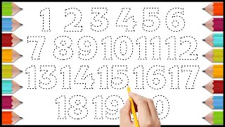 [Numbers Game] Learn 1-20 Counting Numbers from Dots |Counting Numbers Drawing and Coloring for Kids screenshot 5