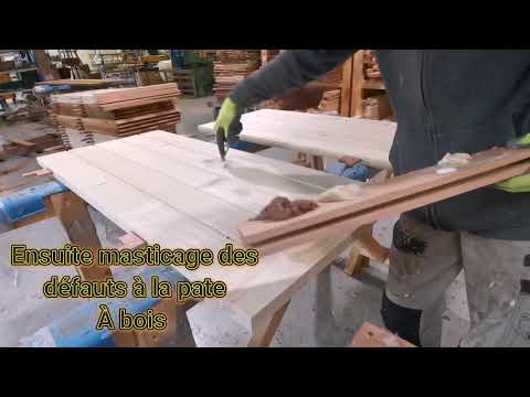 Fabrication d'un volet à lames et clefs traditionnelle ✌️