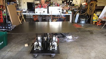 Model 710-3-750 Three Axis (3DOF) Motion Base with 750 payload capacity