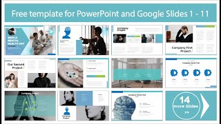 Free World Mental Health Day Template for PowerPoint, Google Slides and Canva