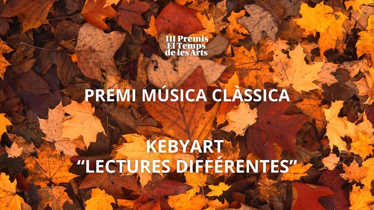 Entrevista Premi Música Clàssica dels III Premis El Temps de les Arts