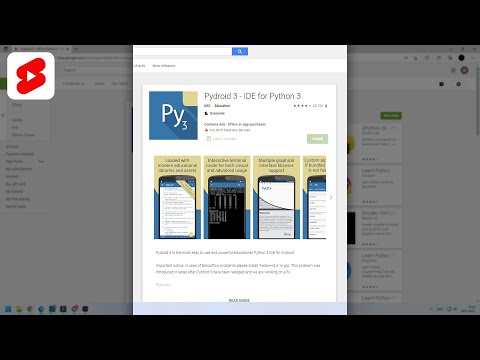 Программируем на Python с Android смартфона #Shorts