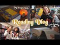Reading vlog  reading popular tiktok dragon books book shopping  meeting jan 