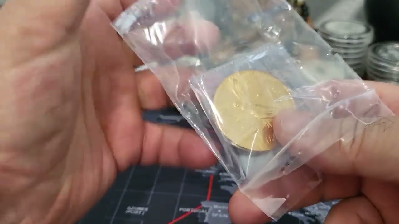 50 Peso Gold  Unboxing