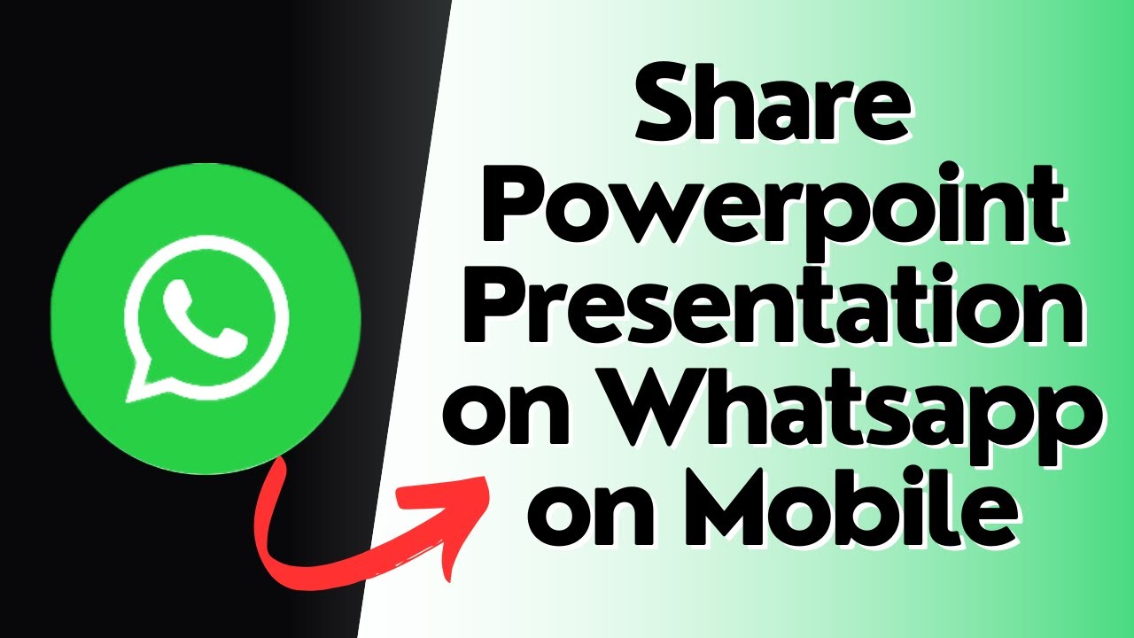 How to Share PowerPoint Presentation on WhatsApp on Mobile - YouTube