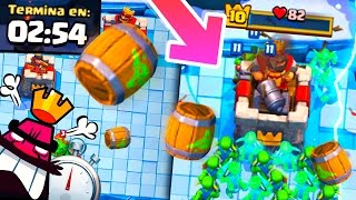 ¡¡HAGO 3 CORONAS EN 2 SEGUNDOS O ME COMO UN INSECTO!! MAZO MAS TROLL DE CLASH ROYALE! | Clash Royale