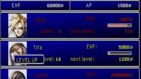 Biggest Possible Level Leap in Final Fantasy VII