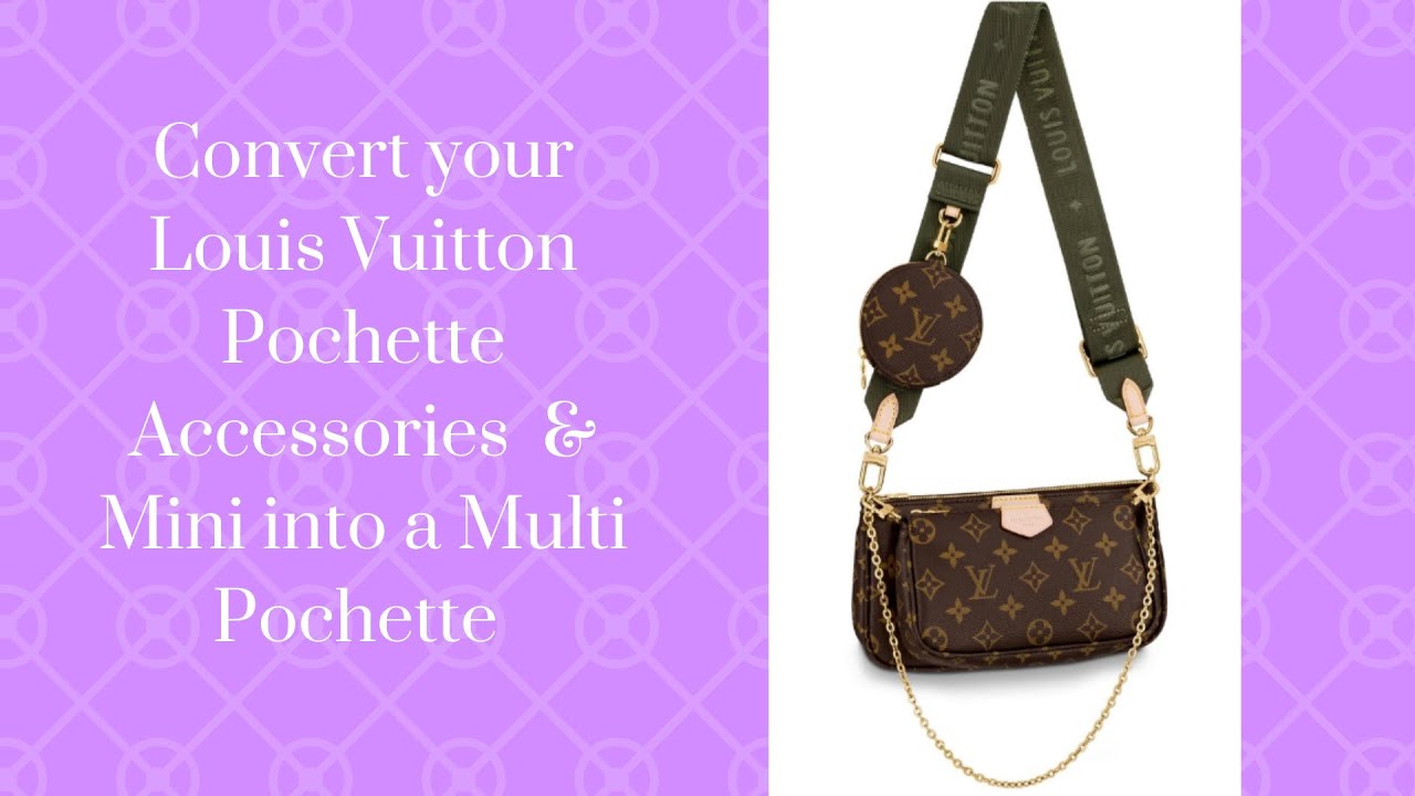 Pack a $525 Louis Vuitton Mini Pochette Accesories order with me