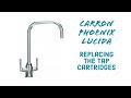 Parts from @Tap Magician CARRON PHOENIX LUCIDA, Removing handles and replacing tap cartridges