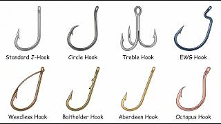 Every Fishing Hook Explained