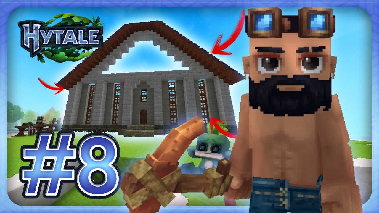 LA MEGA MANSIÓN YA ESTÁ EN CONSTRUCCIÓN!!! SERÁ ESPECTACULAR!!! 😮 | HYTALE (08) - Sintax07YT