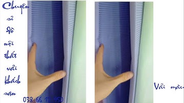 Các mẫu vải thông dụng may chăn ga gối khách sạn