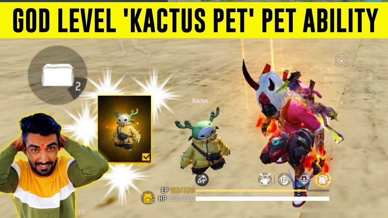 New Kactus Pet Ability Live Test Free Fire || Kactus Pet Kam Kya Karta Hai || Tips and Tricks