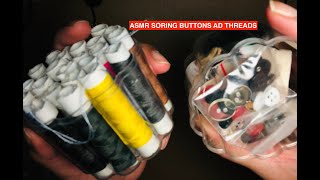 ASMR SORTING BUTTONS AND THREADS | NO TALKING