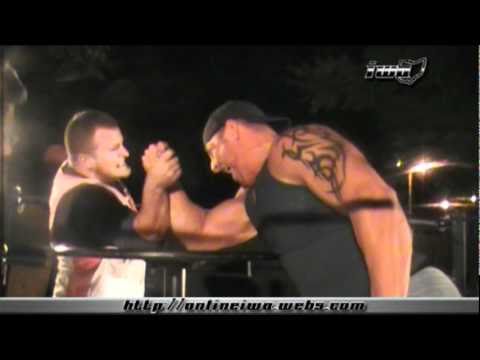 IWA Outbreak 7 - 01 - Arm Wrestling Challenge with...