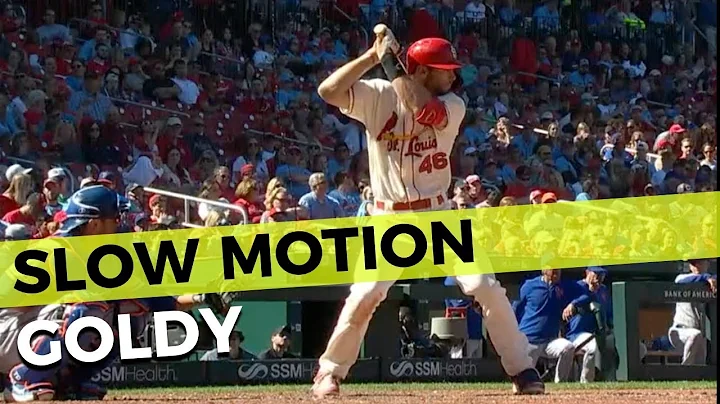 Paul Goldschmidt Slow Motion Home Run Hitting Mech...
