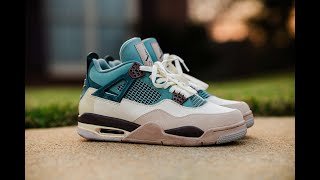 Snorlax Jordan 4 Customs - On Feet and Unboxing