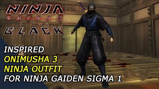 Onimusha 3 Ninja Outfit for Ninja Gaiden Sigma 1 (Tutorial to download and install)