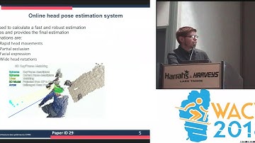WACV18: 3D Head Pose Estimation enhanced through SURF-based Key-Frames