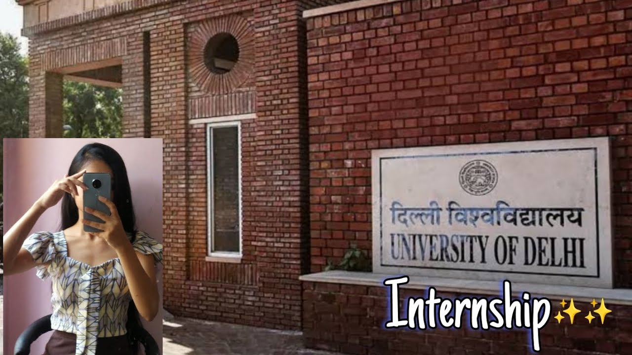 Vlog - Going for DU INTERNSHIP ROUND✨✨- Questions ❓, center 🏢