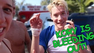 Kory Cut His Hand Open!!