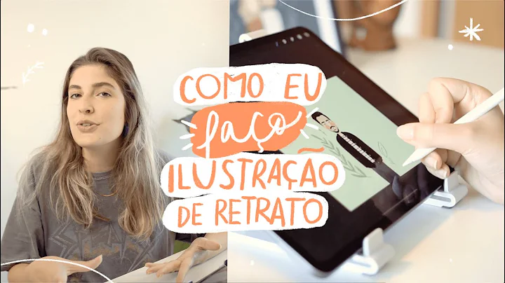 como eu fao minhas ilustraes de retrato // Deborah...