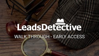 Leads Detective Demo   Early Access - Get More Business Data For Marketing by Ledyard Digital 294 views 3 years ago 8 minutes, 53 seconds