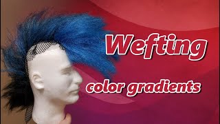 Latch Hooking Fake Hair | Color Gradients Are Possible!