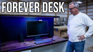 Walnut Desk Build — Real Fixes, Clean Cables, Brighter LEDs