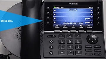 480 & 485 Phone: Speed Dial