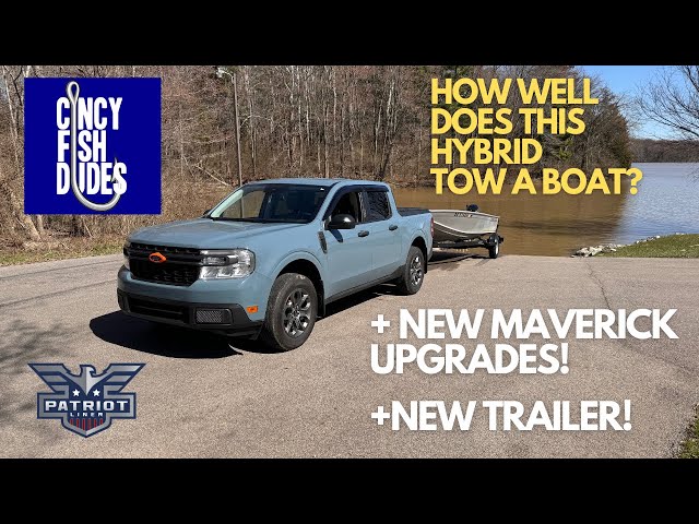 Can A Ford MAVERICK HYBRID Tow A Boat? (+ New Maverick Upgrades!) 