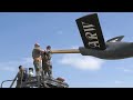 Attaching Advanced Refueling Drogue on Massive US Air Force Aircraft