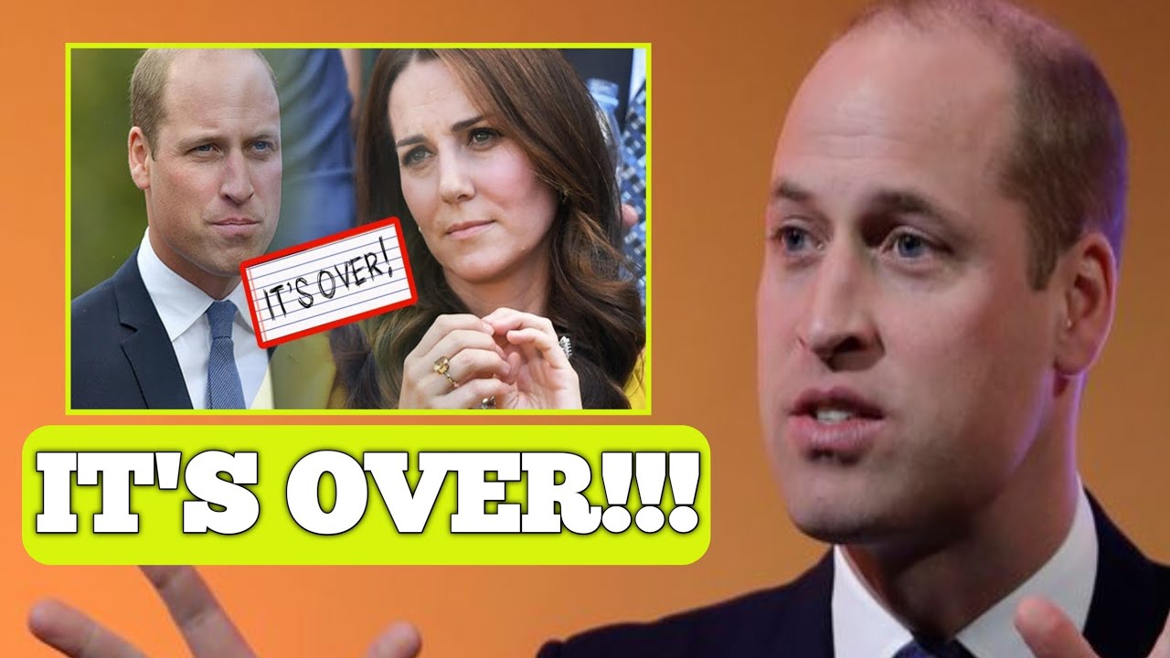 Prince william's HEARTBREAKING🚨 reaction following row with kate ...