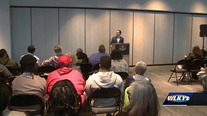 Citizens and city officials meet for a conversation on gun violence in Louisville