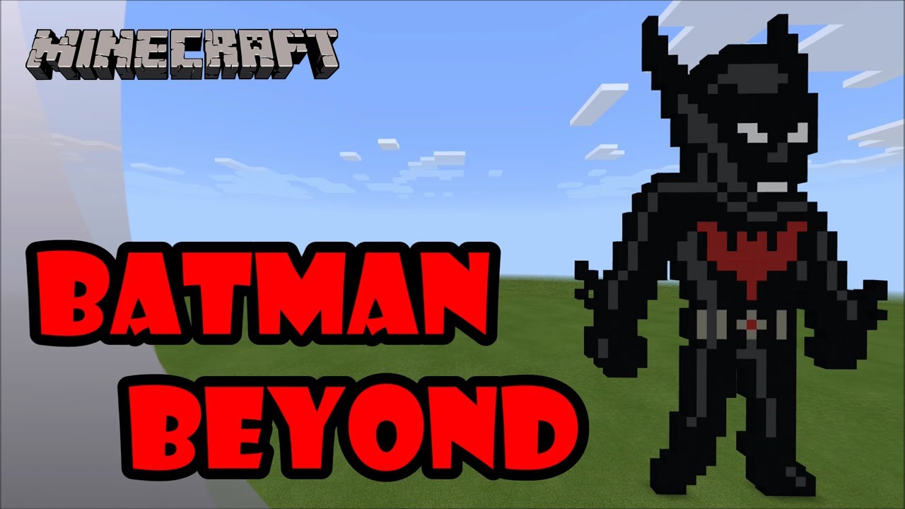 pixel art minecraft batman