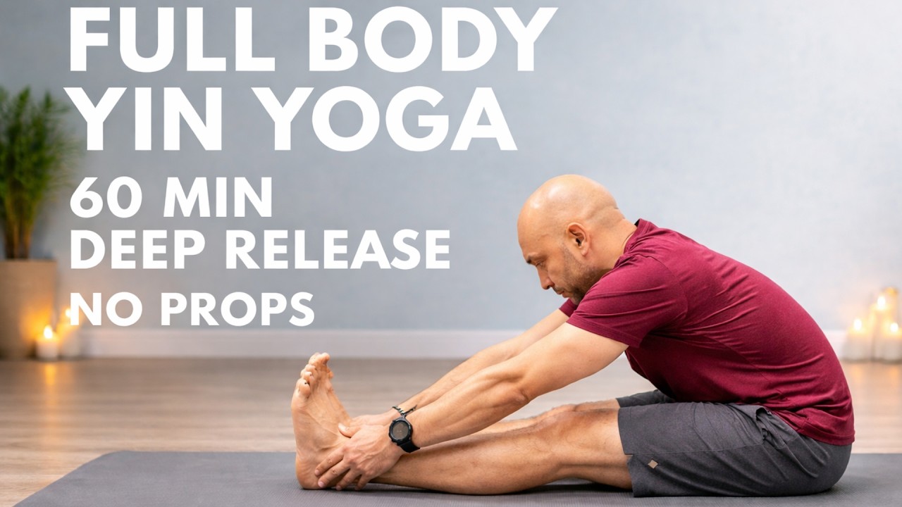 FULL BODY Yin Yoga | 60-Min Deep Stretch for Flexibility & Stress ...