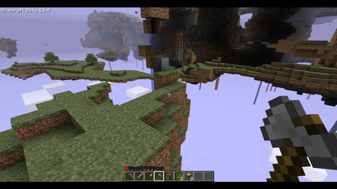 Minecraft: Sky Dimension Gameplay.