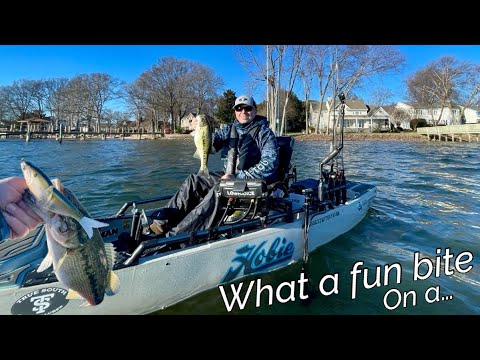 Kayak Bass Fishing Lake Norman / What a fun bite on a….