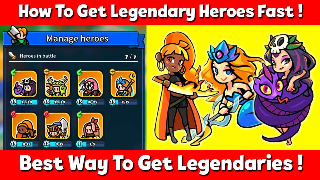 How To Get Legendary Heroes In Rumble Heroes Adventure RPG! 