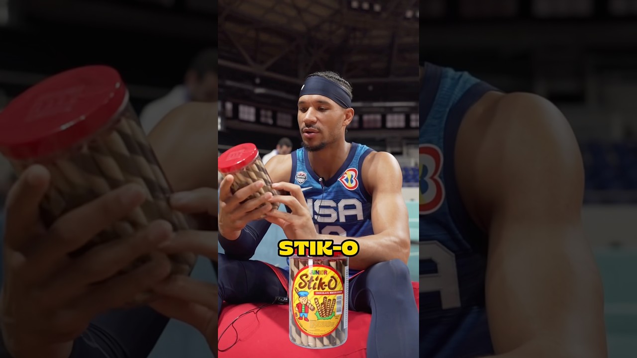Basketball Players Try Filipino Snacks 😂🇵🇭 #mrrick #funny #relatable
