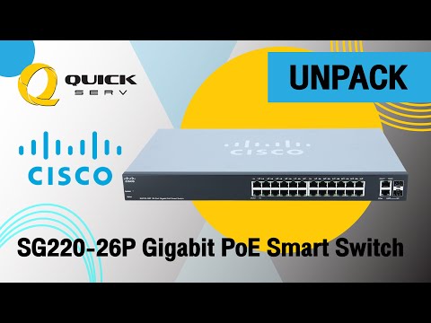 #Unpack #Short - Cisco SG220-26P 26-Port Gigabit PoE Smart Plus Switch
