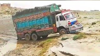 Hino and Nissan Ud Trucks Off-Road Driving  In Balochistan