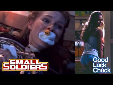 Cam (Jessica Alba) and the Gwendy Dolls tie up Christy - SMALL SOLDIERS x GOOD LUCK CHUCK
