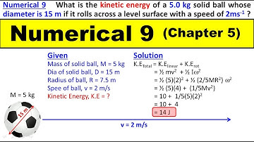 Numerical 9 Chapter 5 Physics Class 11 | Rotational and Circular Motion | 1st Year KPK Syllabus