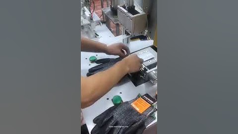 Semi automatic glove tag gunning machine glove tagging machine