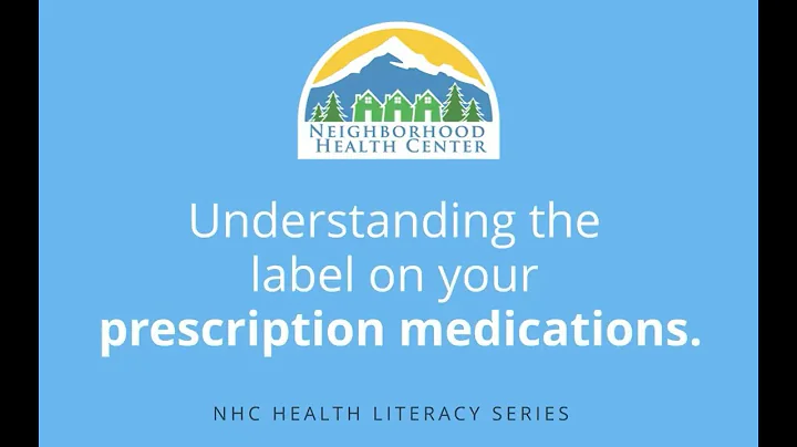 Understanding the Label on Your Prescription Medic...
